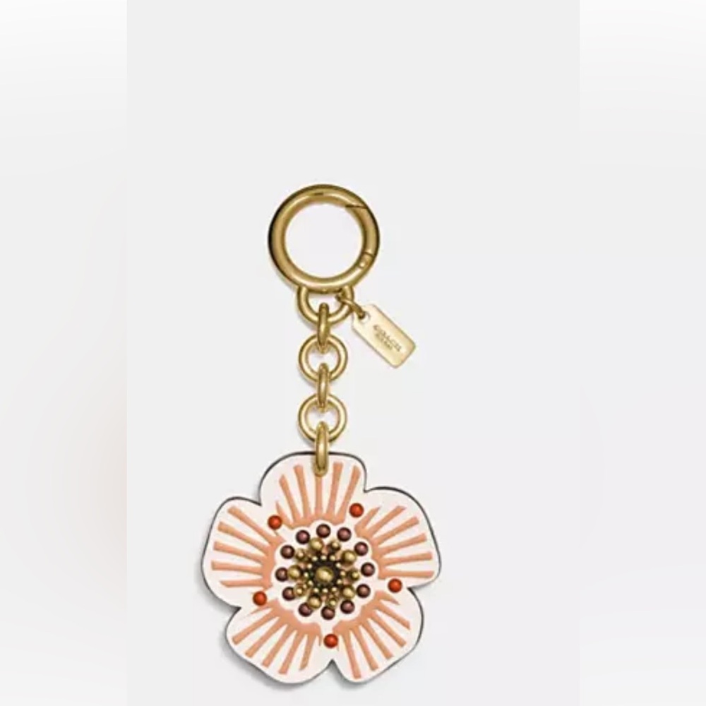 Coach Tea rose charm